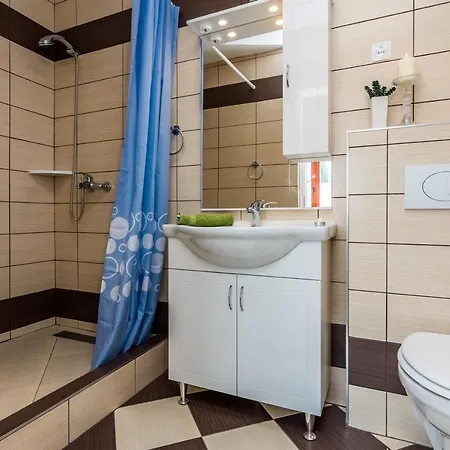 Seaside Family Friendly House With A Swimming Pool Krusevo, Novigrad - 21963 Holiday home Basic